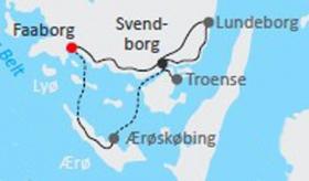 Dänische Südsee - Karte